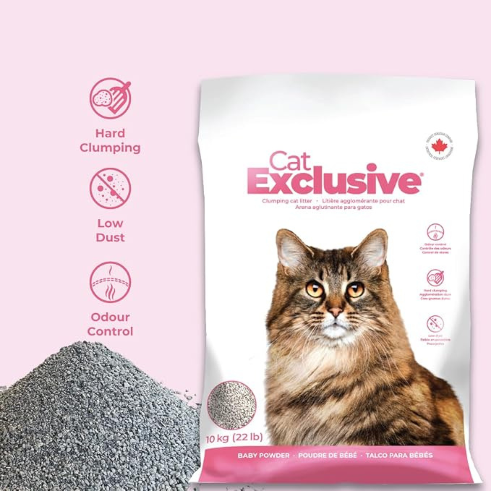 Cat Exclusive Baby Powder Fragrance Scoopable Cat Litter 10 kg