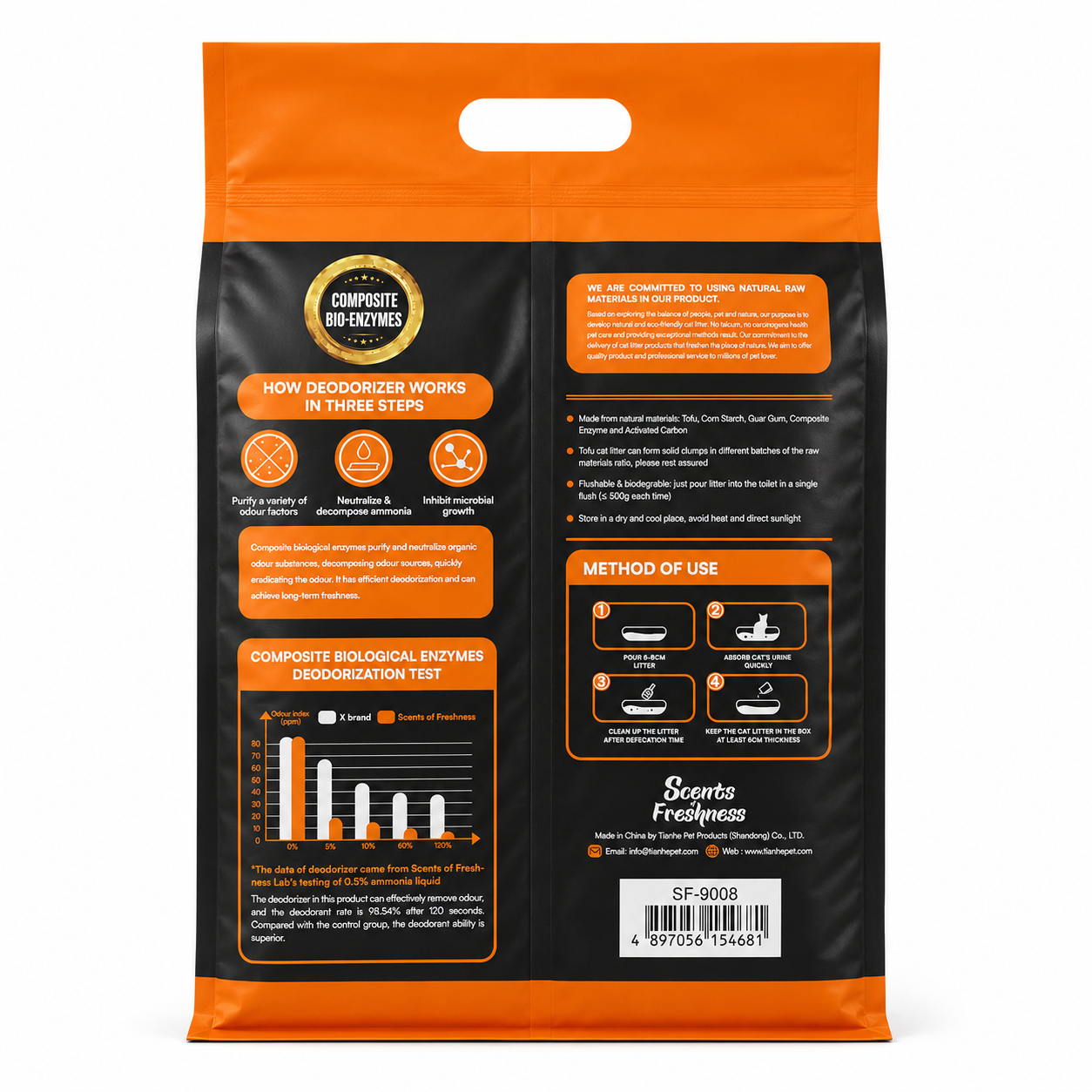BarkButler Scents of Freshness Tofu Cat Litter - Lemon