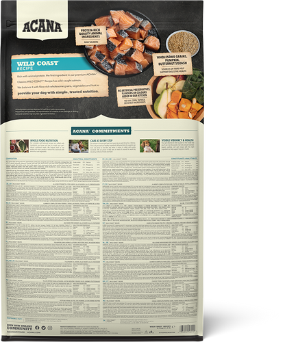 Acana Classics Wild Coast Dry Dog Food (Suitable for all life stages) - Rufftail
