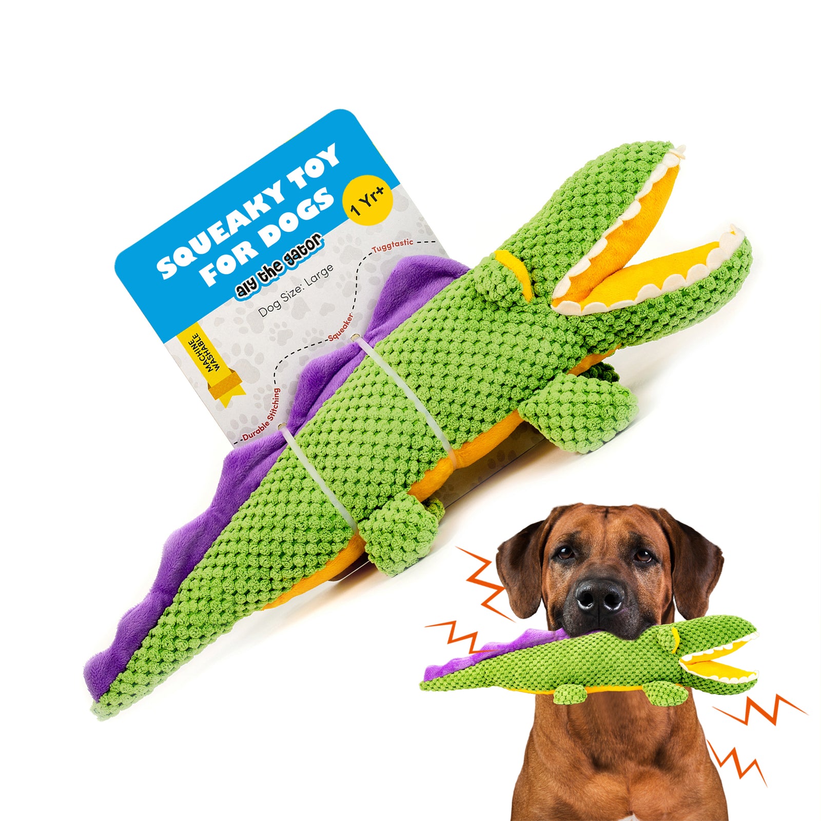 Barkbutler Aly The Gator For Dogs - Rufftail