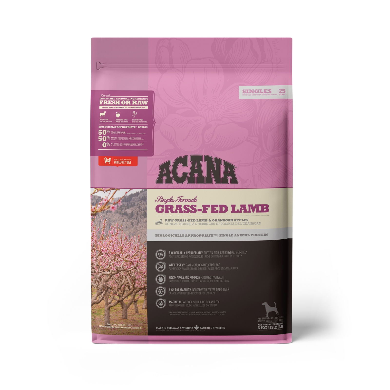 Acana Grass-Fed Lamb Dry Dog Food product image 2 - Rufftail Pune
