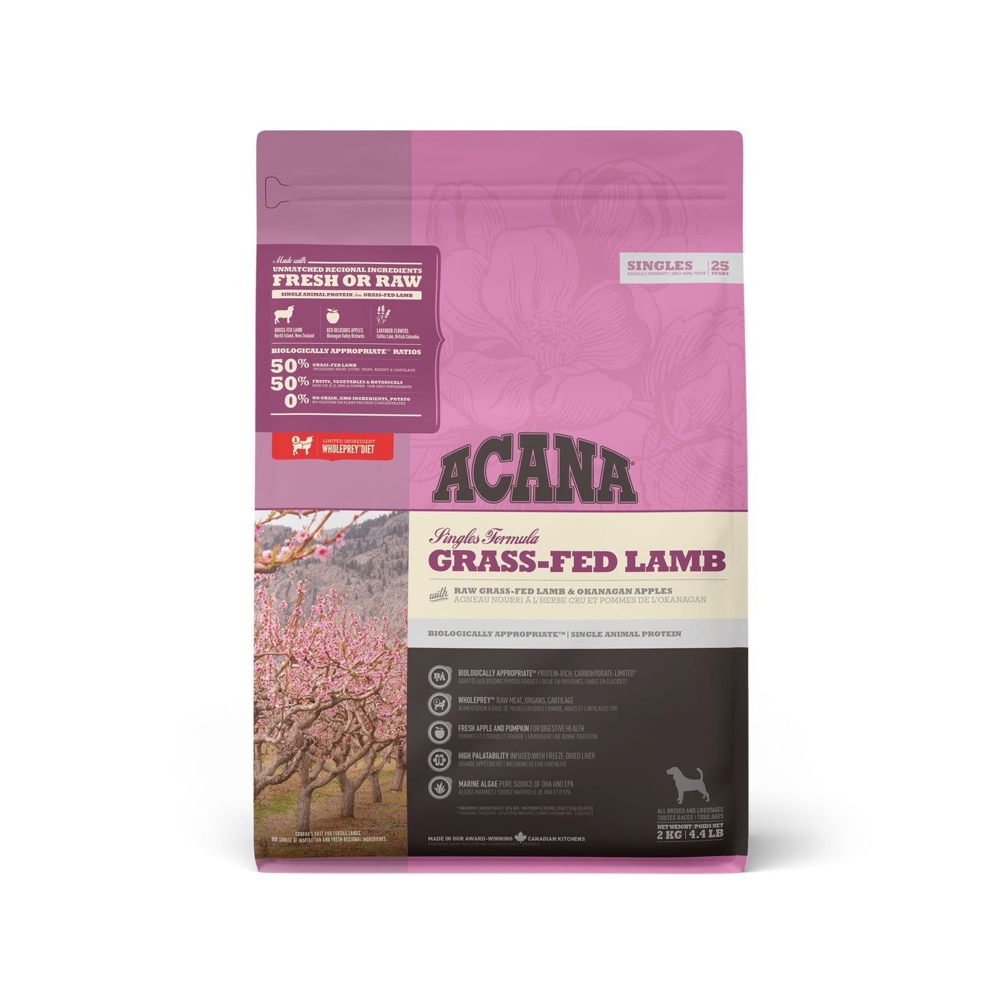 Acana Grass-Fed Lamb Dry Dog Food - Rufftail