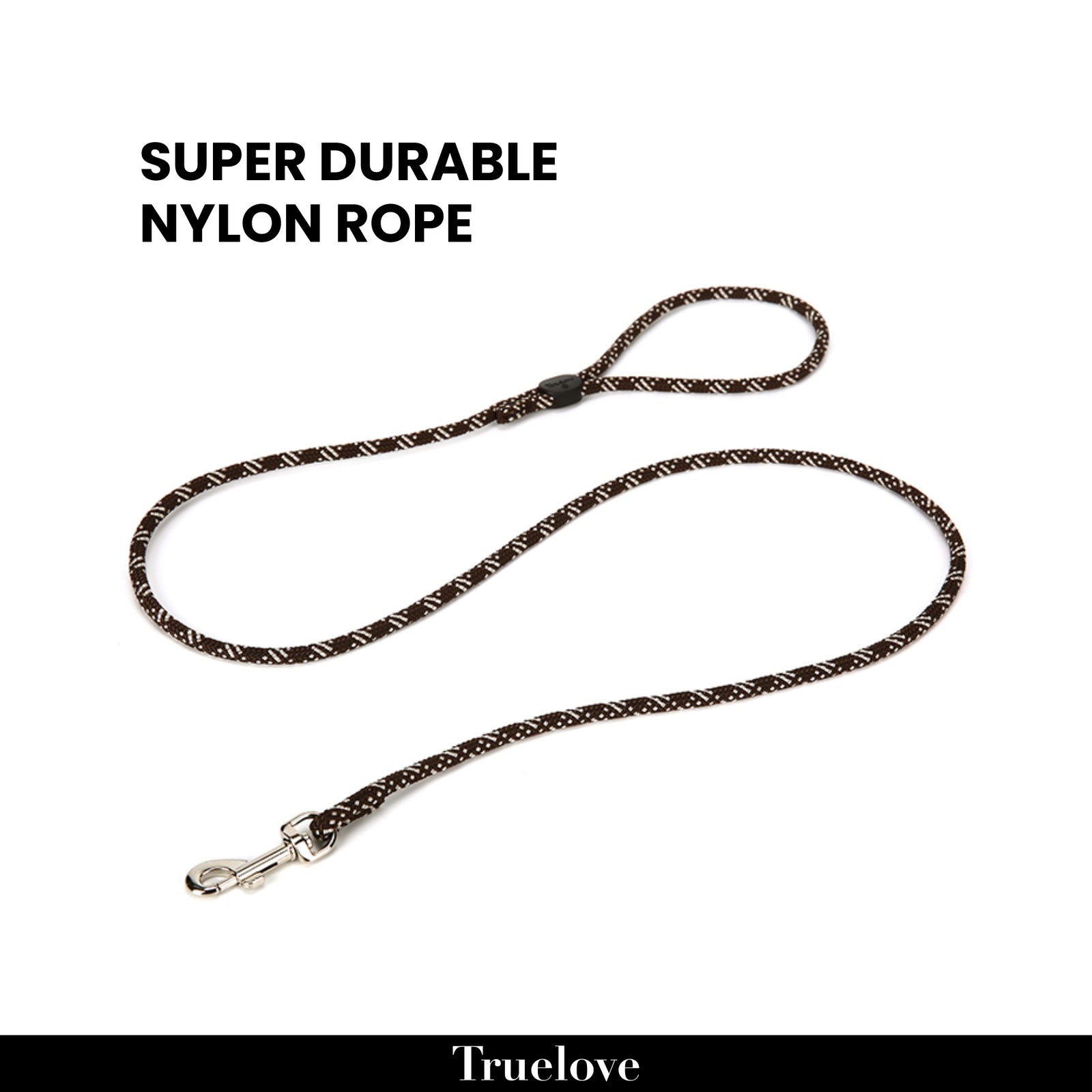 TRUELOVE High Density Rope Webbing Leash for Dogs - Red - Rufftail
