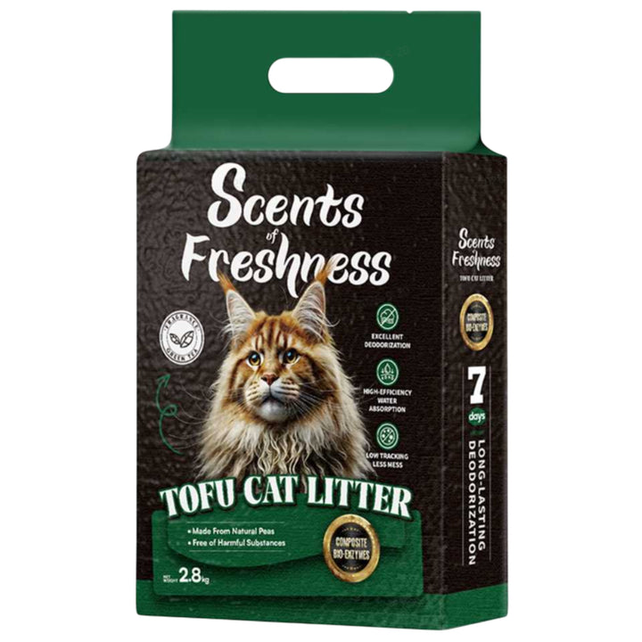 BarkButler x Scents of Freshness Tofu Cat Litter - Boldly Scented (Green Tea) - Rufftail