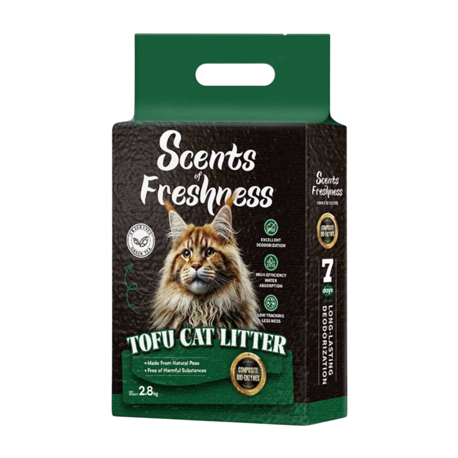 BarkButler x Scents of Freshness Tofu Cat Litter - Boldly Scented (Green Tea) - Rufftail