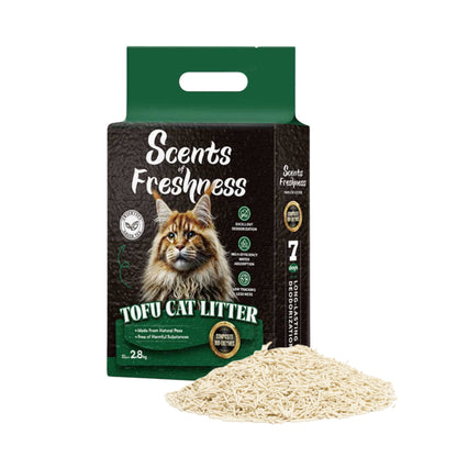 BarkButler x Scents of Freshness Tofu Cat Litter - Boldly Scented (Green Tea)