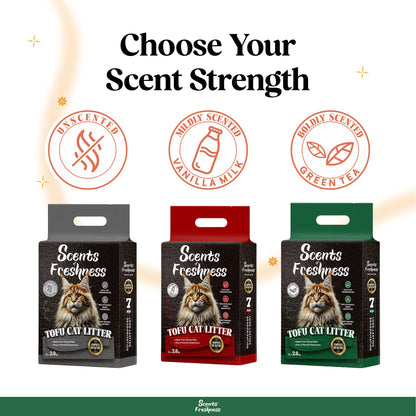 BarkButler x Scents of Freshness Tofu Cat Litter - Boldly Scented (Green Tea)