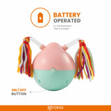 BarkButler x Fofos Electronic Cat Toys Crazy Tumbler Pig Pink Cat Toy product image 6 - Rufftail Pune