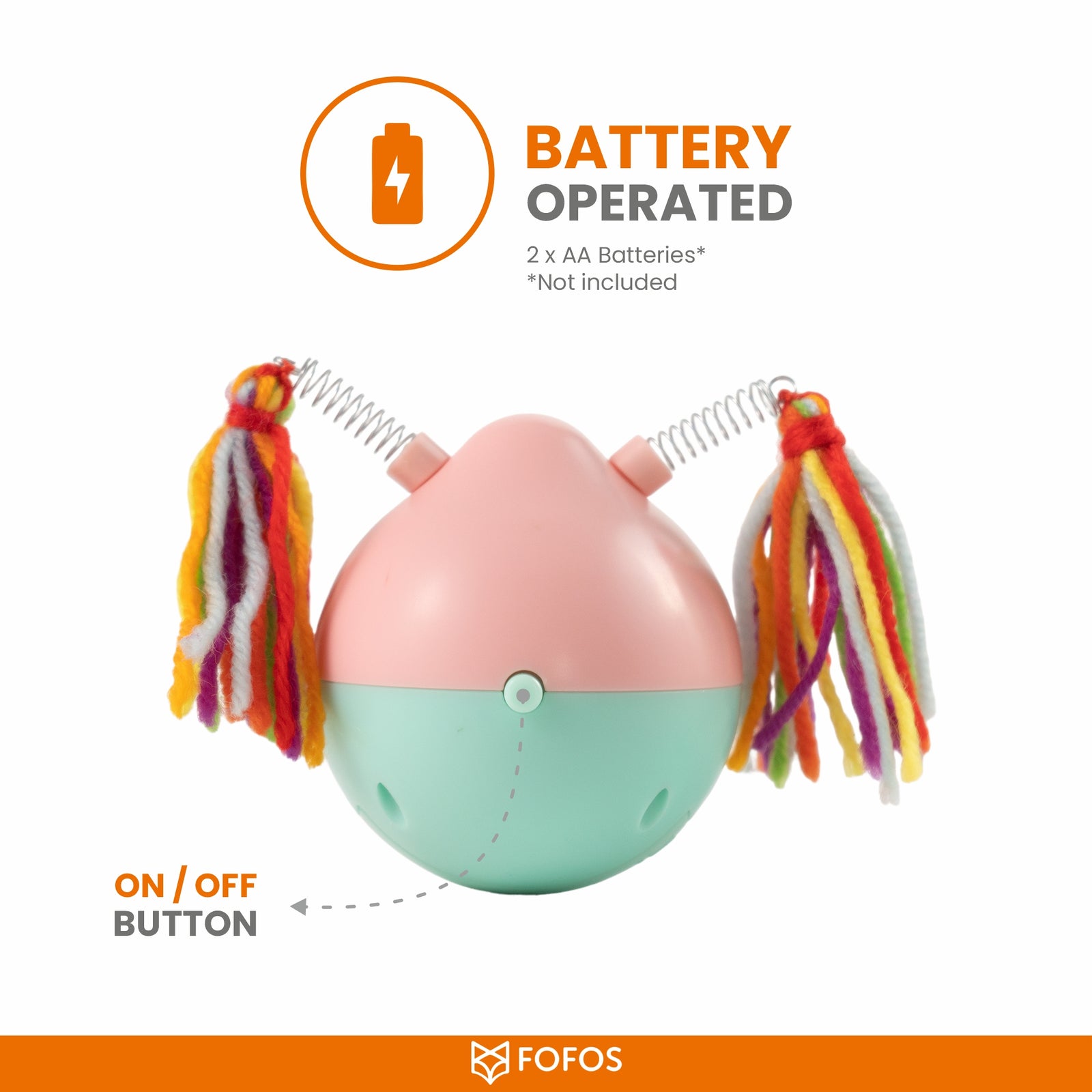 BarkButler x Fofos Electronic Cat Toys Crazy Tumbler Pig Pink Cat Toy product image 6 - Rufftail Pune