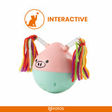 BarkButler x Fofos Electronic Cat Toys Crazy Tumbler Pig Pink Cat Toy product image 7 - Rufftail Pune