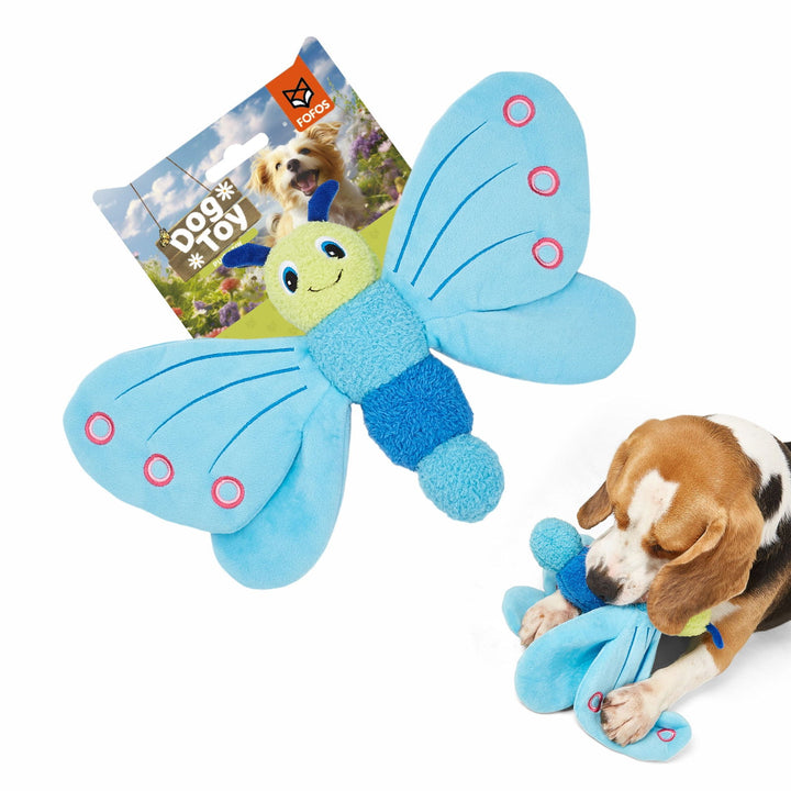FOFOS Jumbo Butterfly – Durable Soft Dog Toy for Puppies & Small Dogs - Rufftail