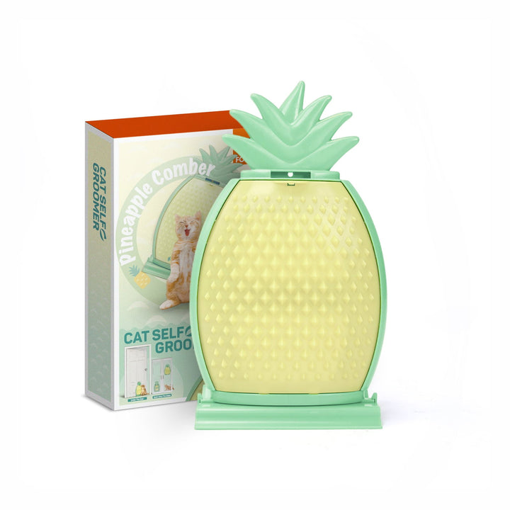 BarkButler x FOFOS Pineapple Kitty Comber Cat Scratcher- All Cat & Kitten Breeds - Rufftail Pune