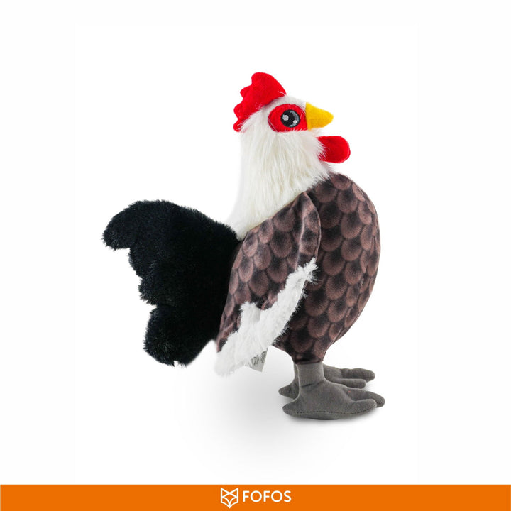 Barkbutler x Fofos Rooster Bird Dog Plush Toy – Durable & Fun Toy - Rufftail