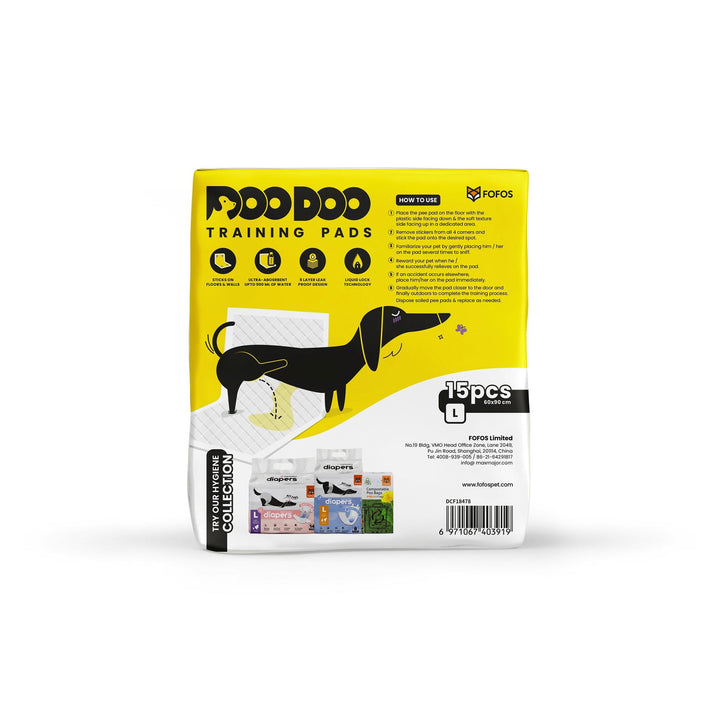 Barkbutler x FOFOS Training Pad For Dogs (60x90 cm) - 15 pcs - Rufftail