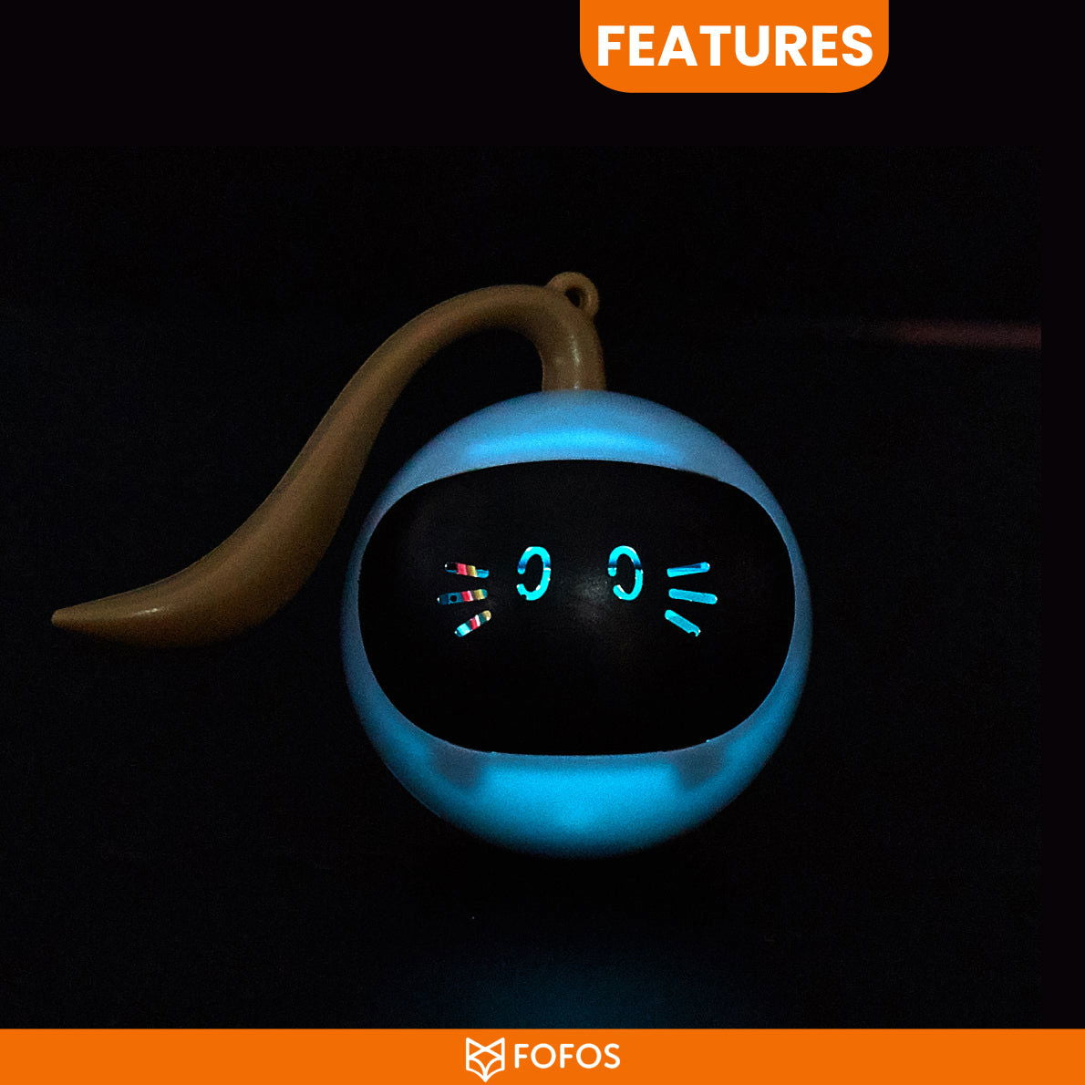 BarkButler x Fofos Whirli Cat Interactive Cat Toys - AI Activated, USB Rechargeable - Rufftail
