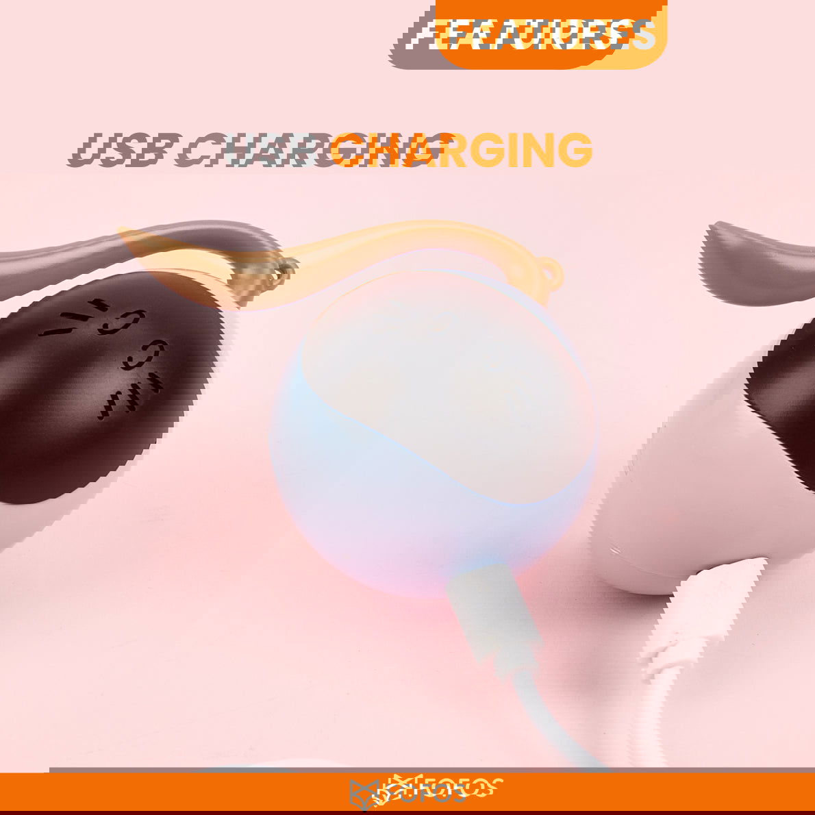 BarkButler x Fofos Whirli Cat Interactive Cat Toys - AI Activated, USB Rechargeable - Rufftail