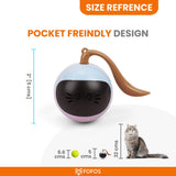 BarkButler x Fofos Whirli Cat Interactive Cat Toys - AI Activated, USB Rechargeable - Rufftail