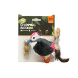 Fofos Black Bird with Catnip Balls Cat Toy- Black - Rufftail Pune