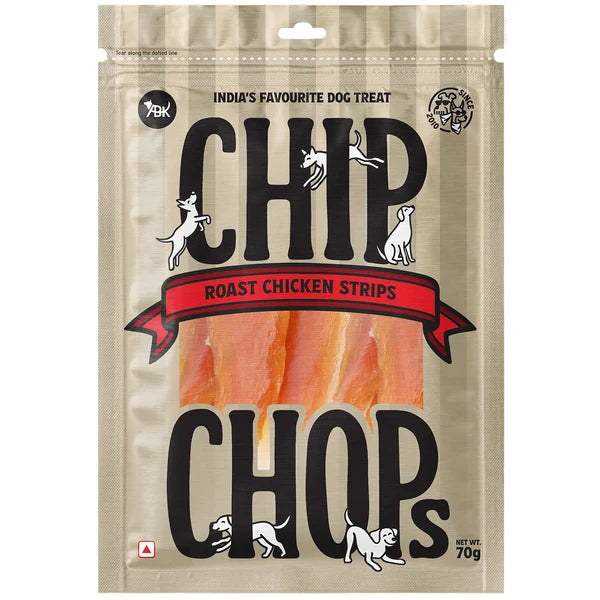 Chip Chops Roast Chicken Strips Dog Treats