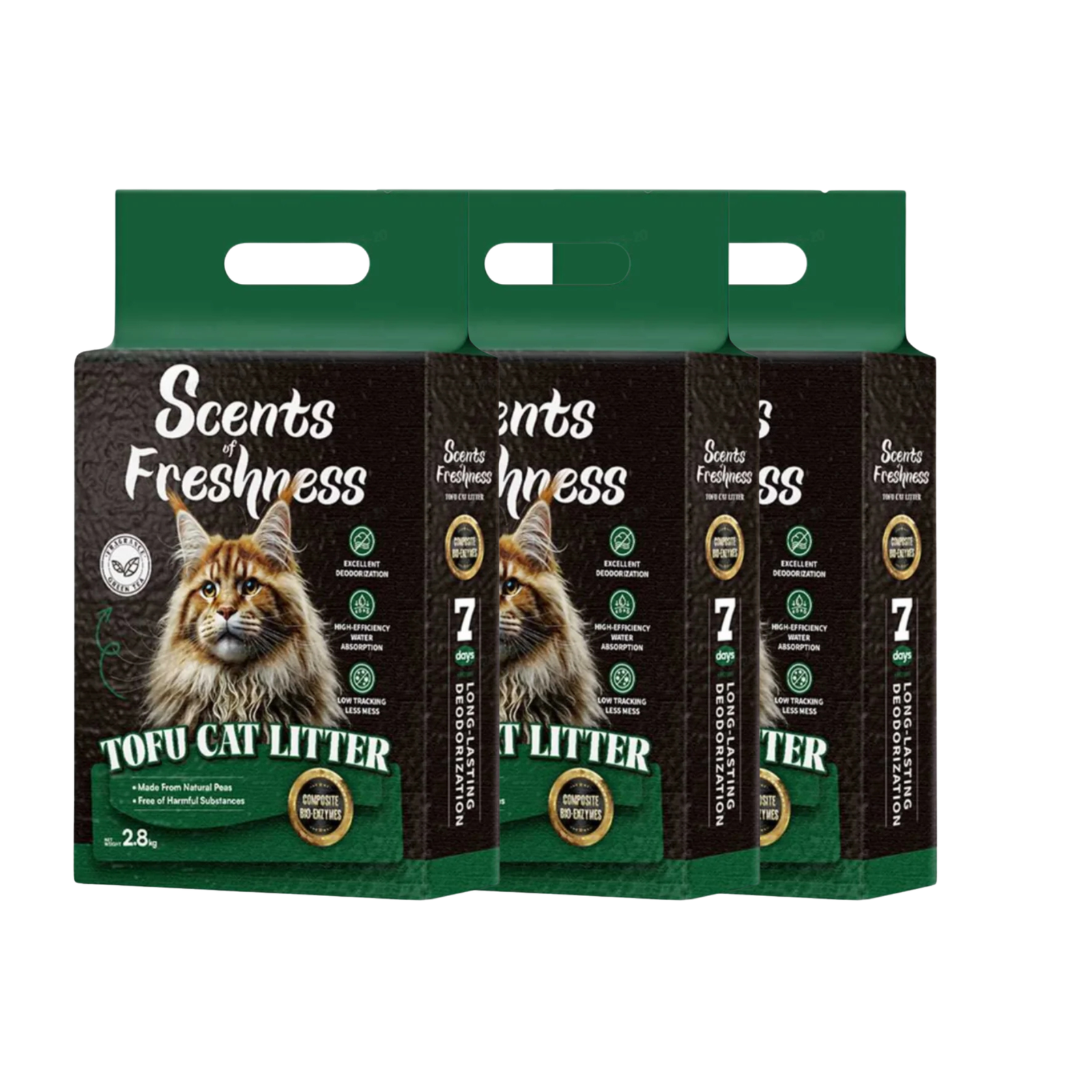 BarkButler Scents of Freshness Tofu Cat Litter - Boldly Scented (Green Tea)