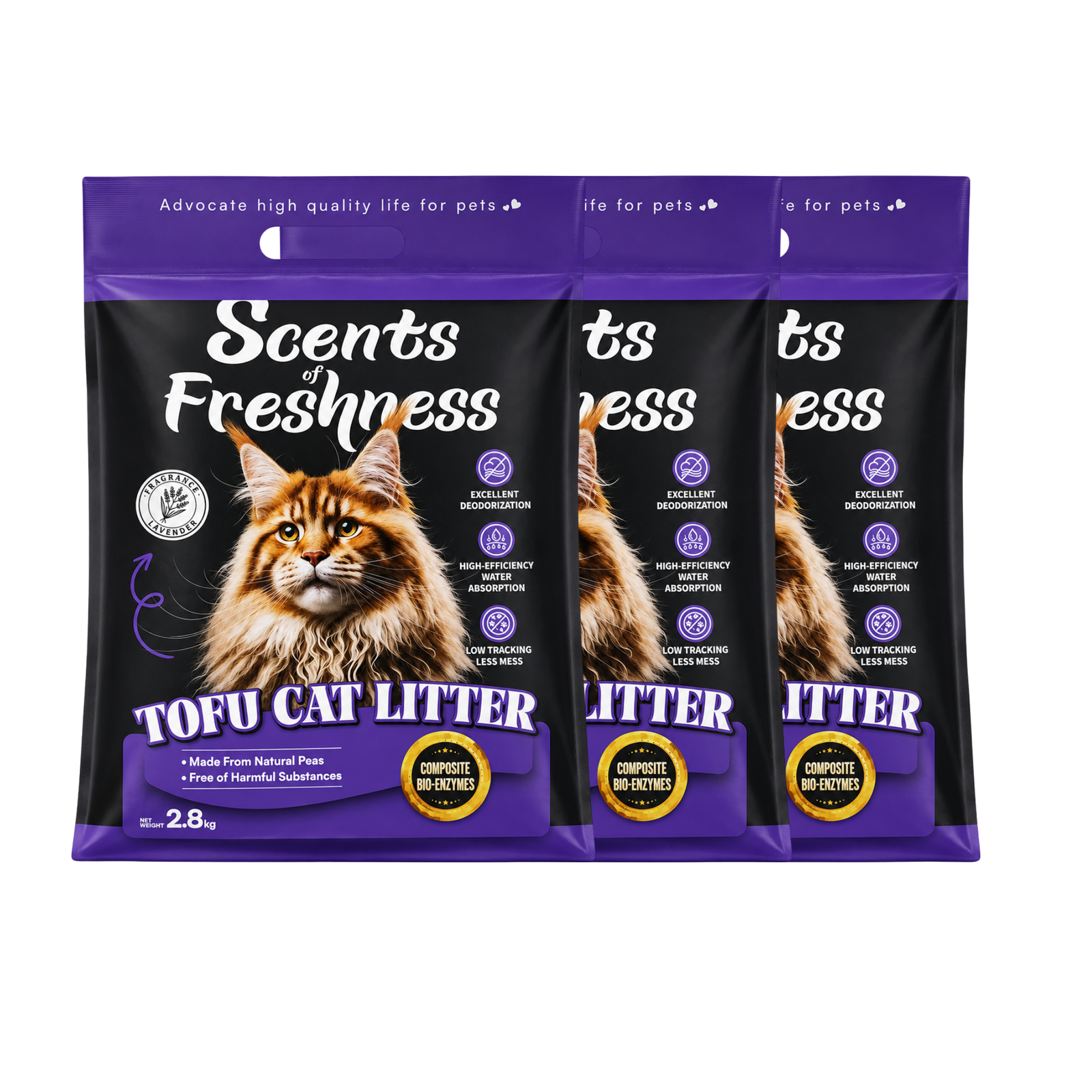 BarkButler Scents of Freshness Tofu Cat Litter - Lavender