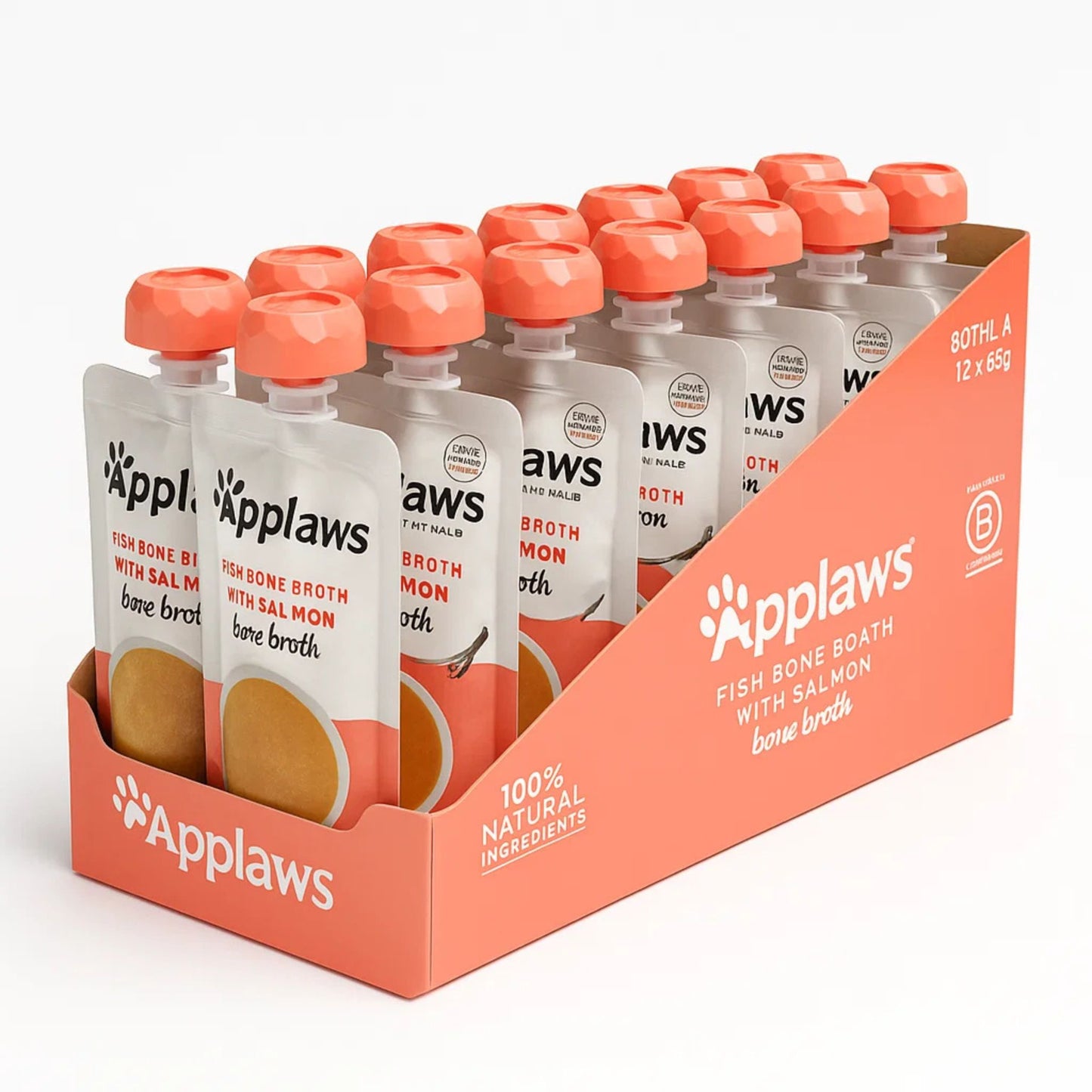 Applaws Fish Bone Broth with Salmon Topper for Cats (85g)