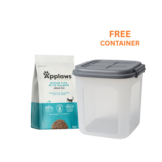 Applaws Complete Natural Dry Cat Food - Adult Ocean Fish with Salmon With Free Container
