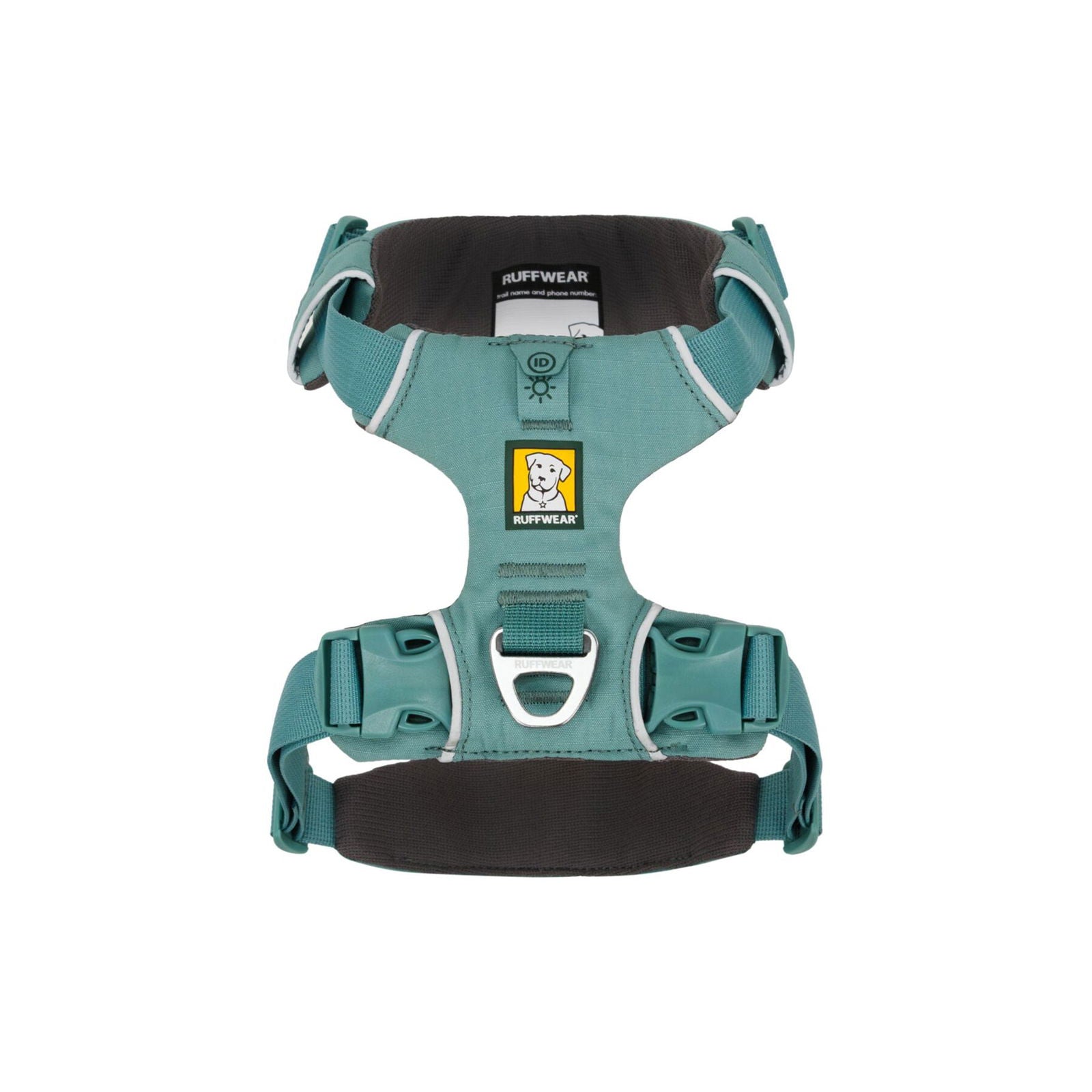 Ruffwear Front Range Harness for Dogs – Comfortable & Durable - River Rock Green - Rufftail