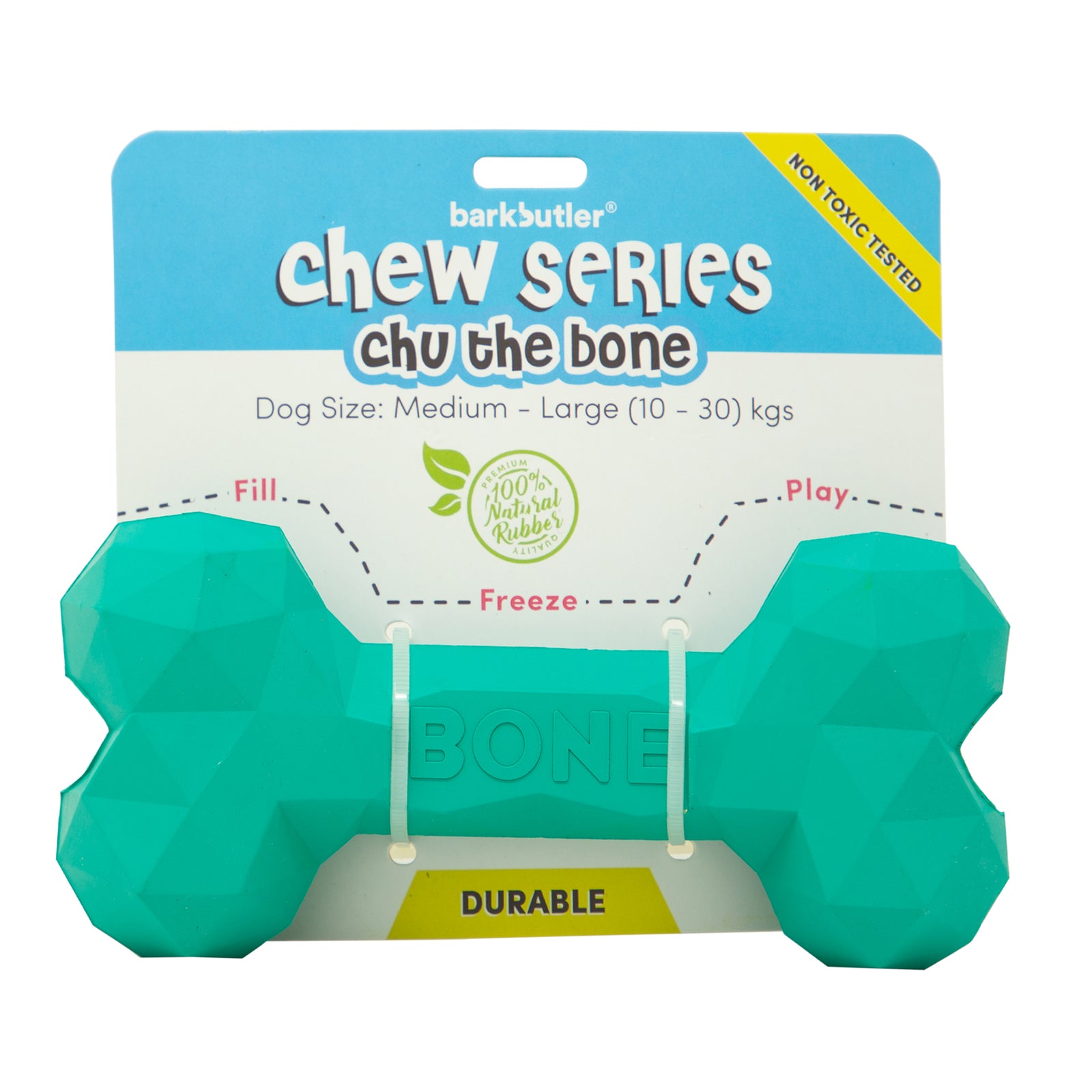 Barkbutler Chu the bone Green For Dogs - Rufftail