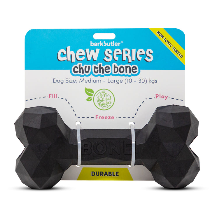 Barkbutler Chu the bone Black For Dog - Rufftail