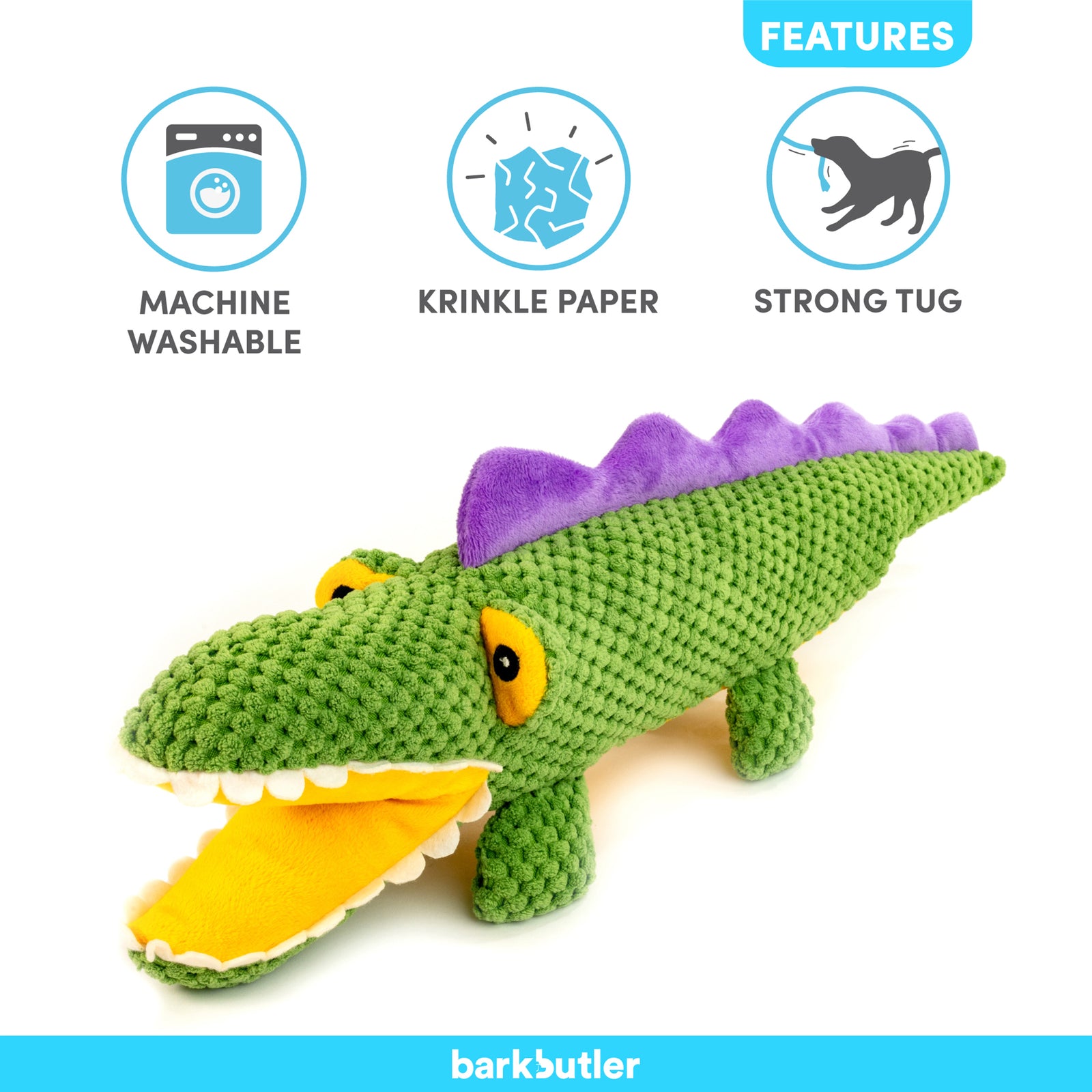 Barkbutler Aly The Gator For Dogs - Rufftail