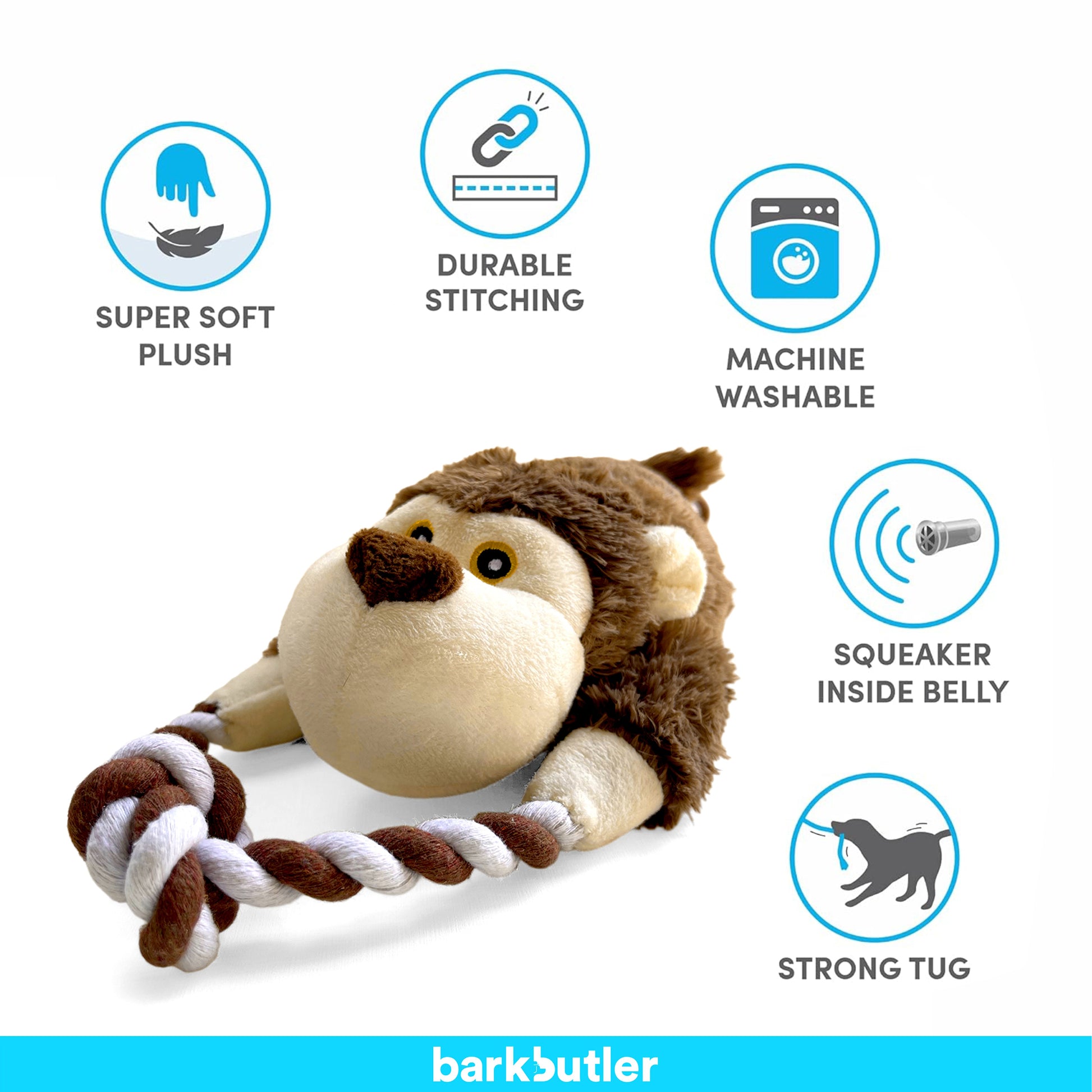 Barkbutler Knotty the Bear For Dogs - Rufftail