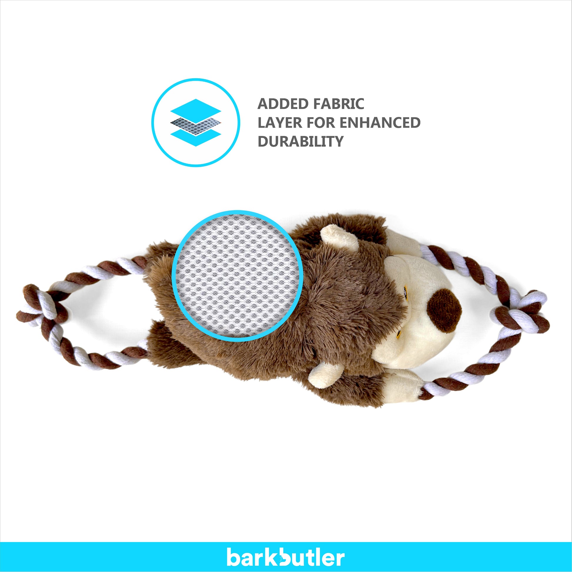 Barkbutler Knotty the Bear For Dogs - Rufftail