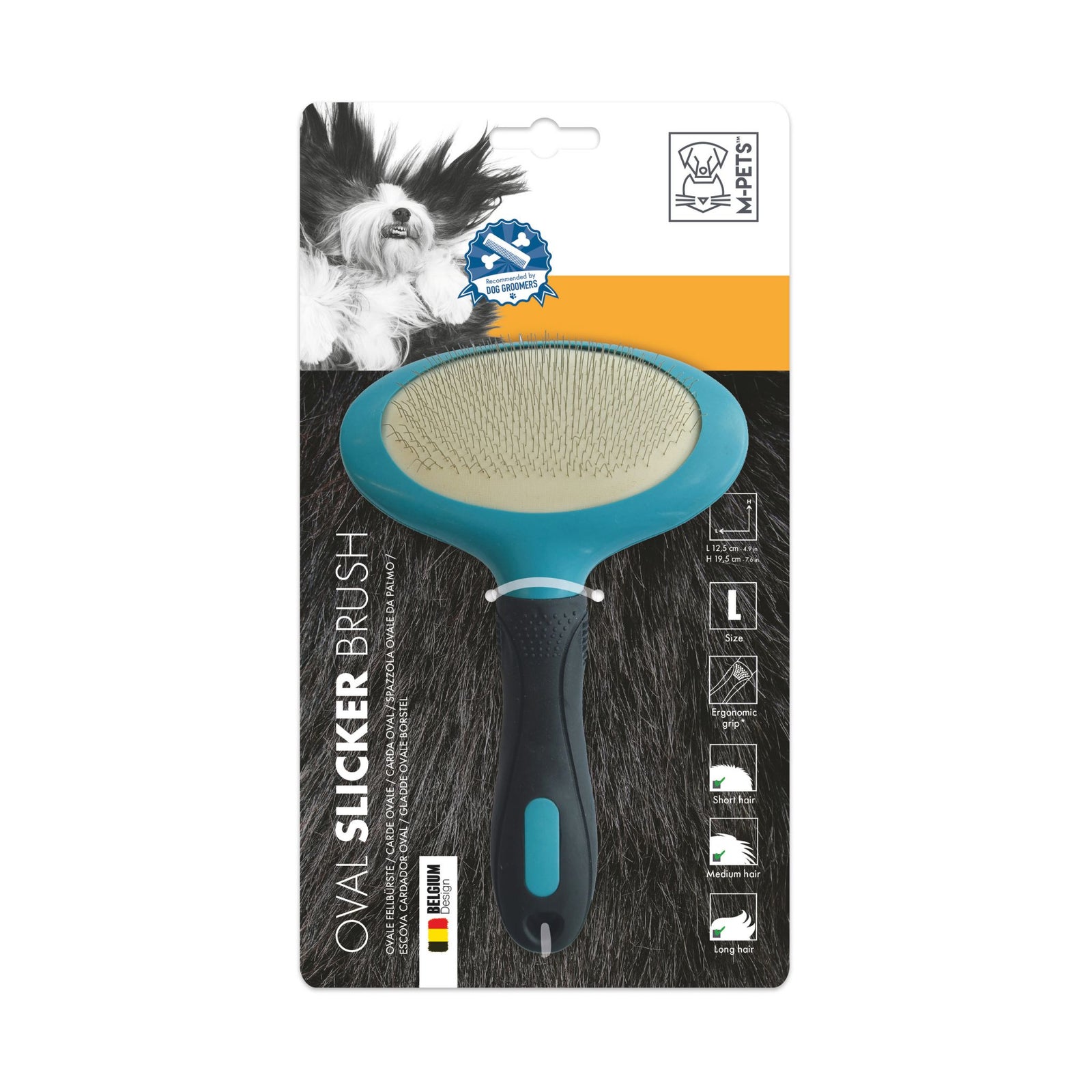 M-PETS Oval Slicker Brush For Pets product image 3 - Rufftail Pune