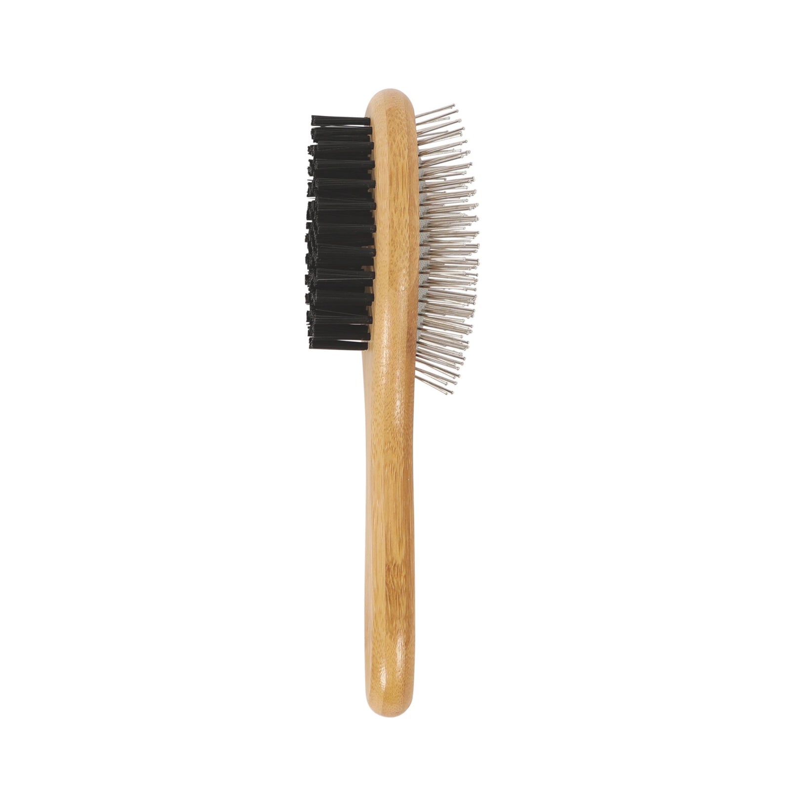 M-PETS Bamboo Double-Sided Pin Brush For Pets - Rufftail