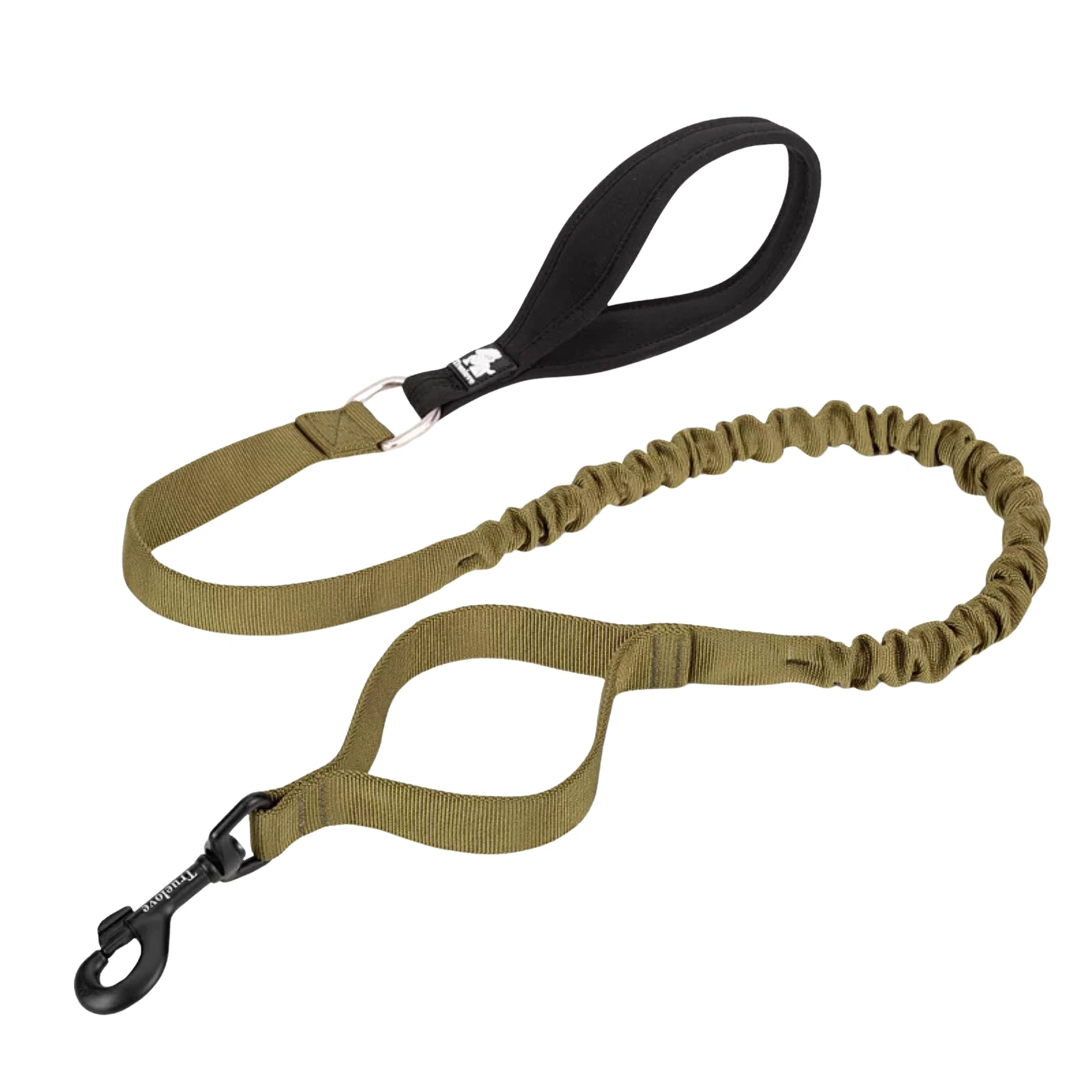 Truelove Durable Bungee Dog Leash - Army Green - Rufftail