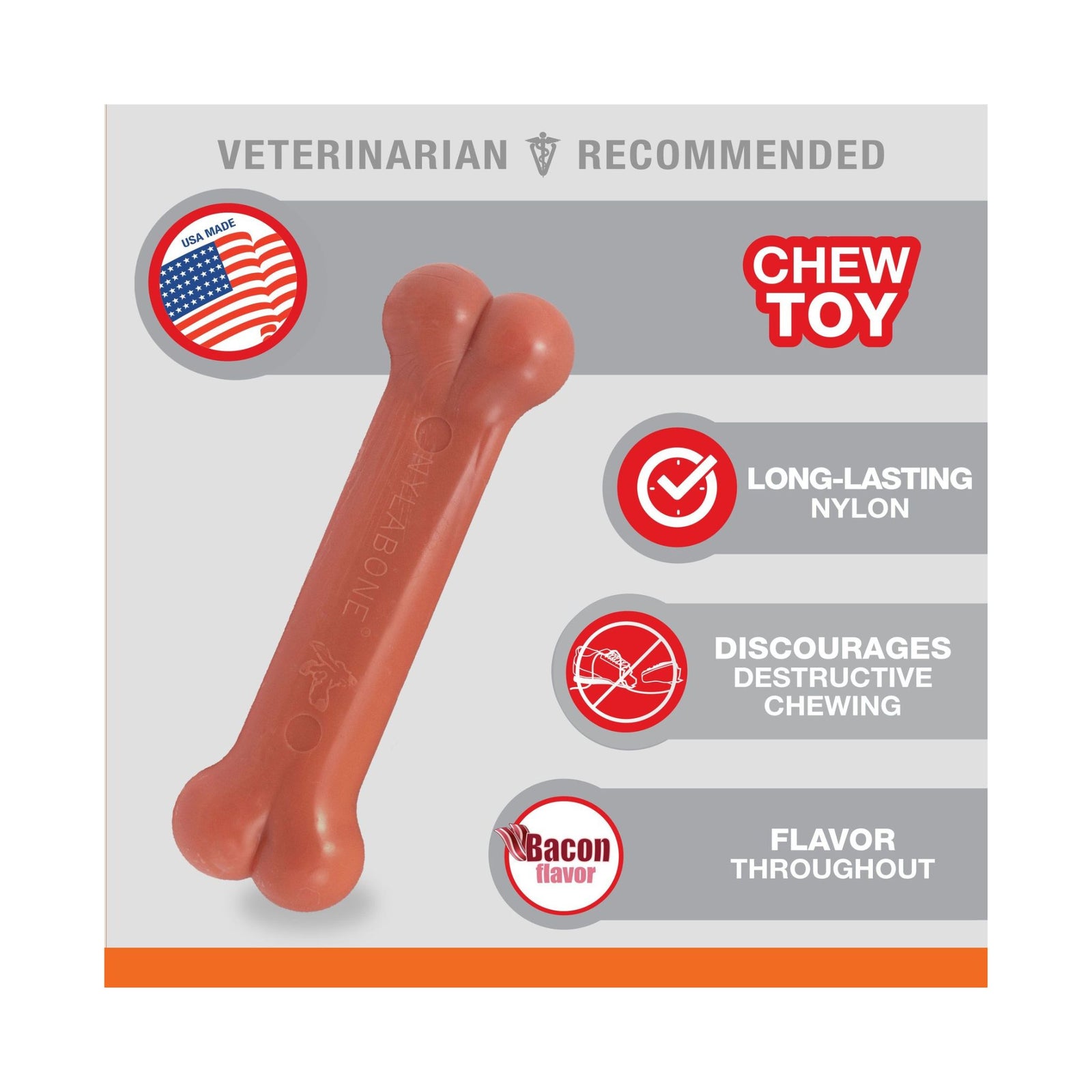 Nylabone Power Chew Bone Toy - Rufftail