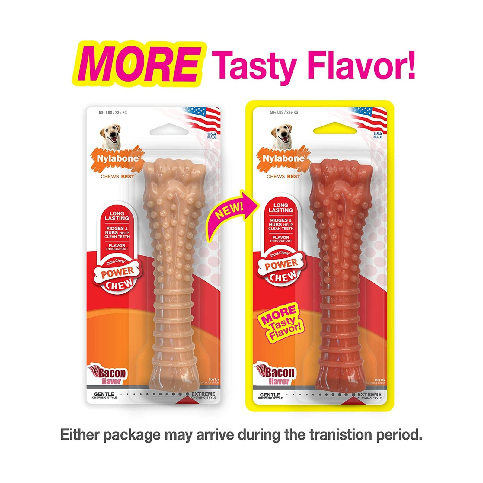 Nylabone Power Chew Textured Bone Toy - Rufftail