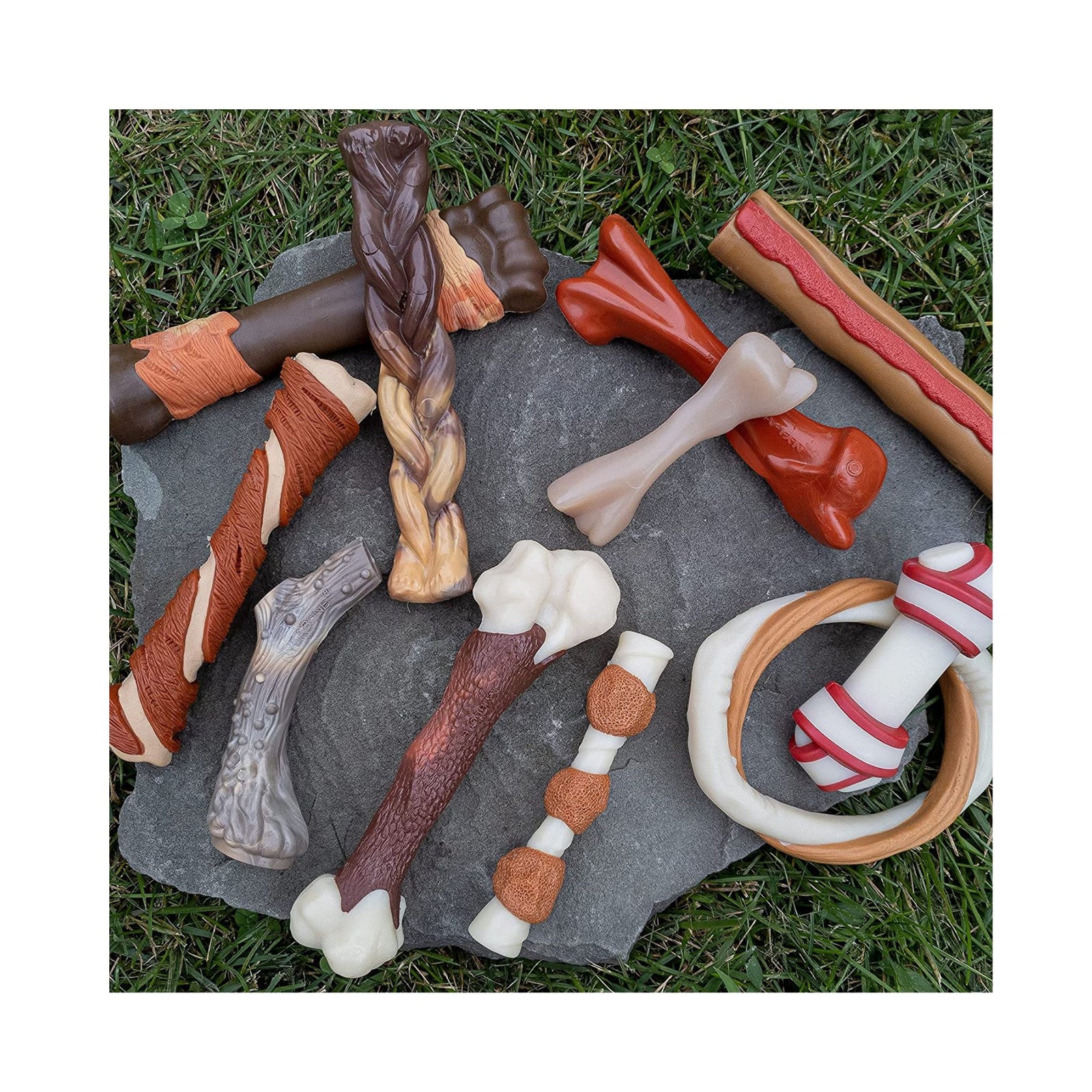 Nylabone Power Chew Bully Braid Stick Alternative Toy - Rufftail