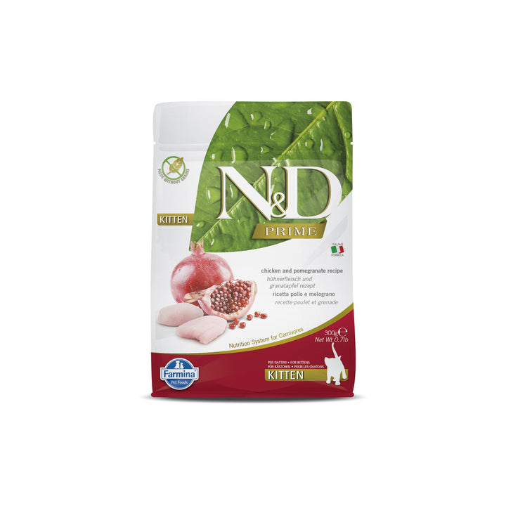 Farmina N&D Prime Chicken & Pomegranate Dry Cat Food - Kitten - Cat Food - Rufftail Pune