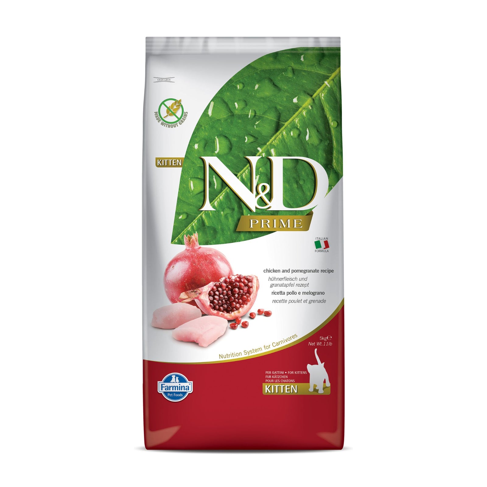 Farmina N&D Prime Chicken & Pomegranate Dry Cat Food - Kitten product image 4 - Cat Food - Rufftail Pune