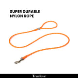 TRUELOVE High Density Rope Webbing Leash for Dogs - Red - Rufftail
