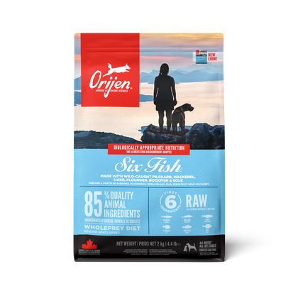 Orijen Six Fish Dry Dog Food - 11.4kg
