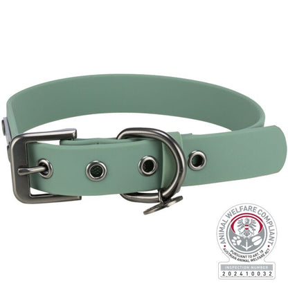TRIXIE CityStyle PVC Dog Collar - Sage (S-M) - Rufftail