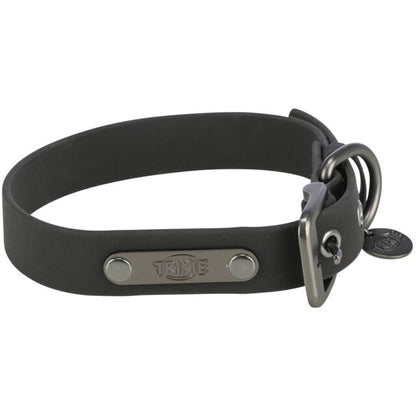TRIXIE CityStyle PVC Dog Collar - Black (S-M) - Rufftail