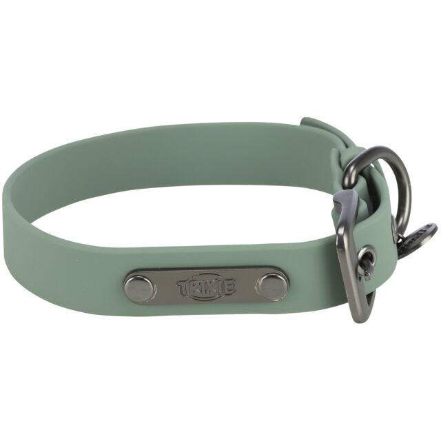 TRIXIE CityStyle PVC Dog Collar - Sage (S-M) - Rufftail