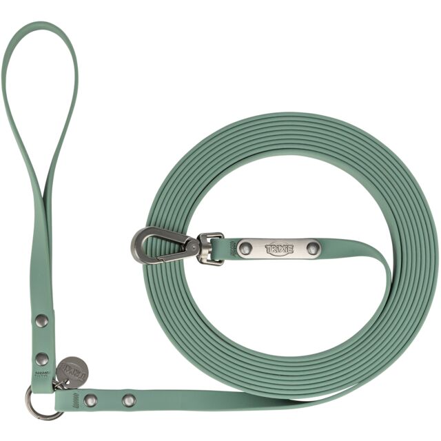 TRIXIE CityStyle PVC Leash For Dogs- Sage - Rufftail Pune