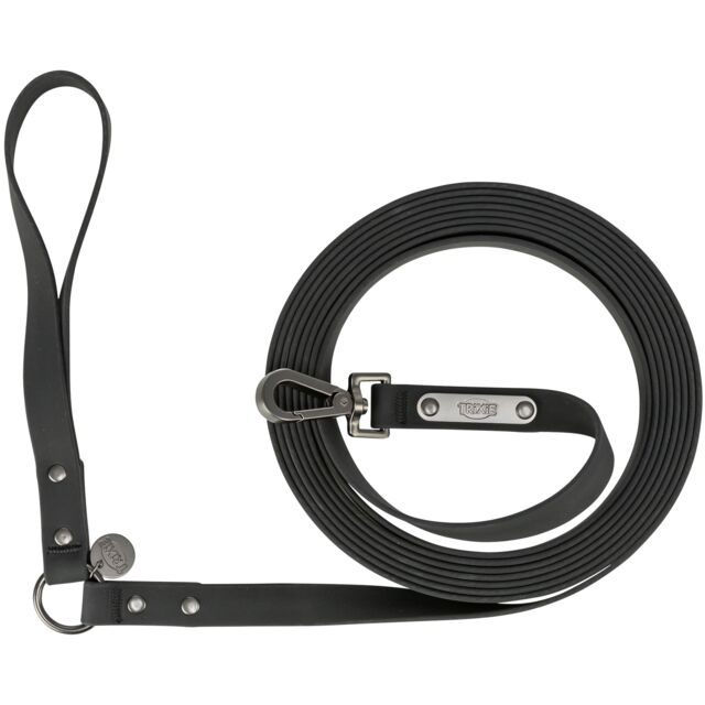 TRIXIE CityStyle PVC Leash For Dogs- Black - Rufftail Pune