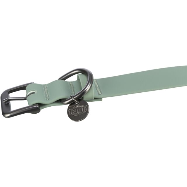 TRIXIE CityStyle PVC Dog Collar - Sage (S-M) - Rufftail