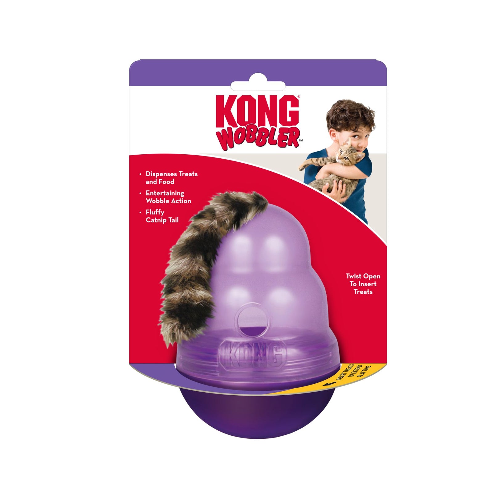 KONG Wobbler Cat Toy – Mental Stimulation & Fun for Cats - Rufftail